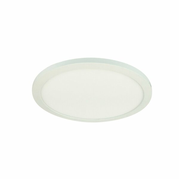 Elo 11in + Surface Mounted LED, 1700lm / 24W, 3000K, 90+ CRI, 120V Triac/ELV Dimming, White NELOCAC-11RP930W